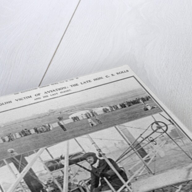 The first English victim of aviation: the Late Hon. C.S. Rolls, and his last flight by English Photographer