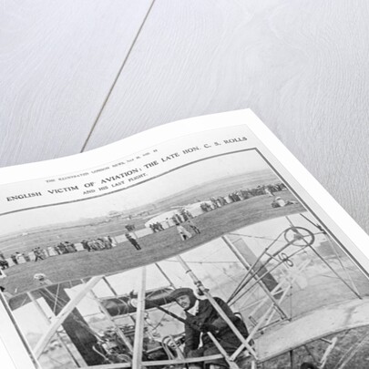 The first English victim of aviation: the Late Hon. C.S. Rolls, and his last flight by English Photographer