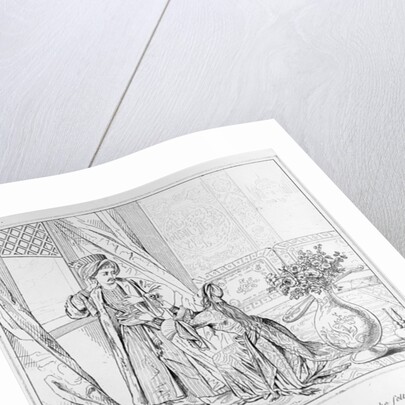 Scene from The Bride of Abydos by Lord Byron by Alexandre Colin