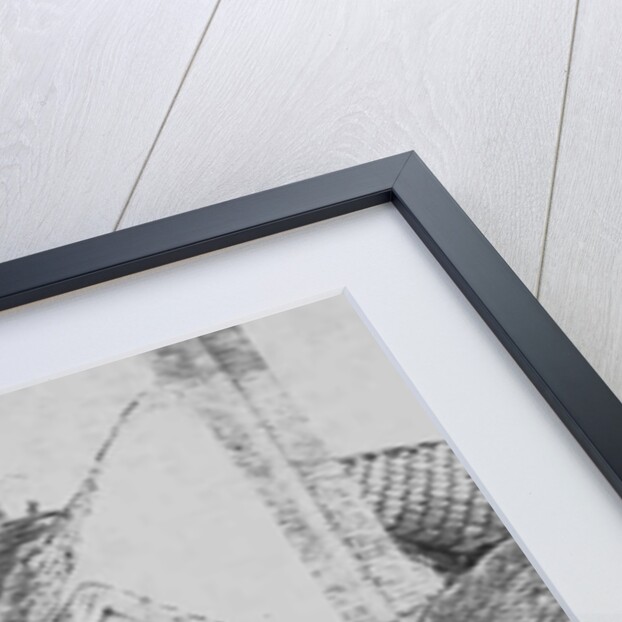 Two men outside Enfield cottage, c.1890 by English Photographer