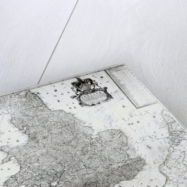 A New Map of the Kingdom of England and the Principalitie of Wales, 1669 by William Berry