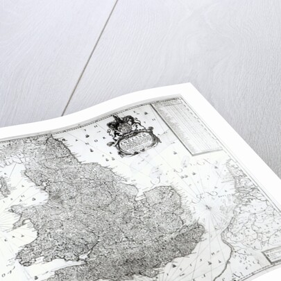 A New Map of the Kingdom of England and the Principalitie of Wales, 1669 by William Berry