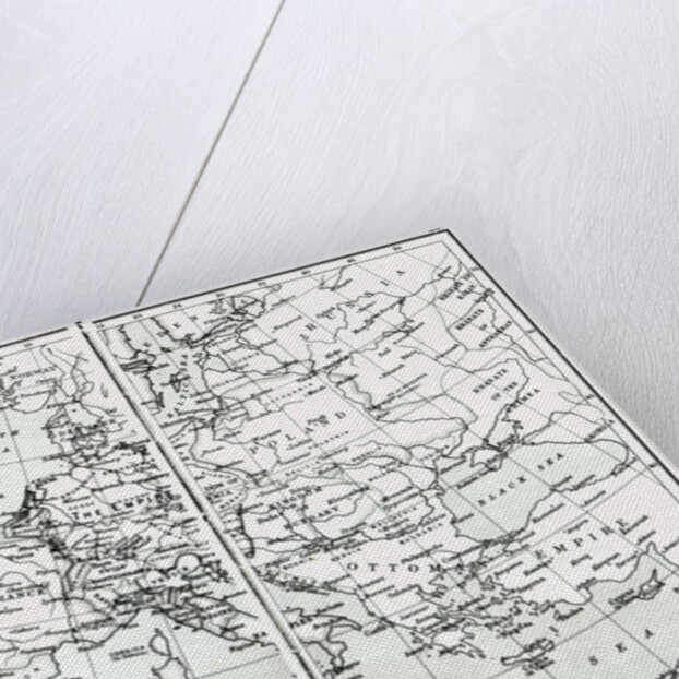 Europe in 1519, at the start of the Reformation, pub. by John Bartholomew and Co., Edinburgh by School Scottish