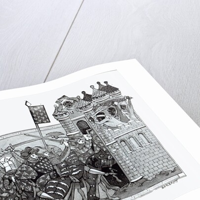 The Capture of Damietta in 1249 by School French