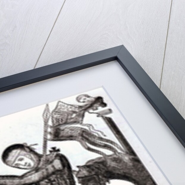 A King and a Knight by English School