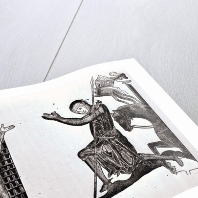 A King and a Knight by English School