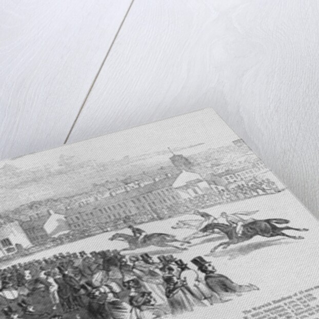 Warwick Races by English School