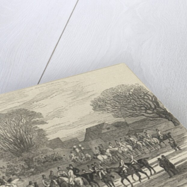 The Queen's Stag Hounds: The Meet, Aylesbury Vale by Edward Duncan