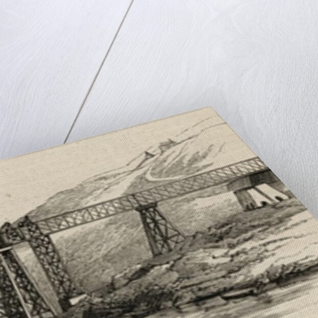 The recent tour of the Viceroy of India in the Punjaub: the new bridge over the Indus at Attock now nearly completed by English School