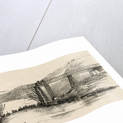 The recent tour of the Viceroy of India in the Punjaub: the new bridge over the Indus at Attock now nearly completed by English School