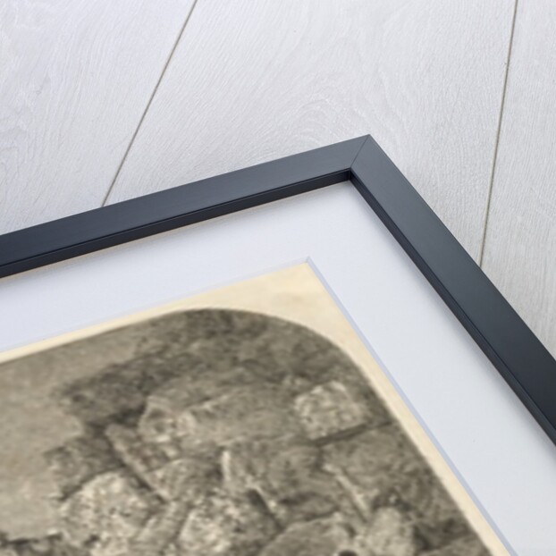 Ascent of the Great Pyramid, engraved from a photograph by English School