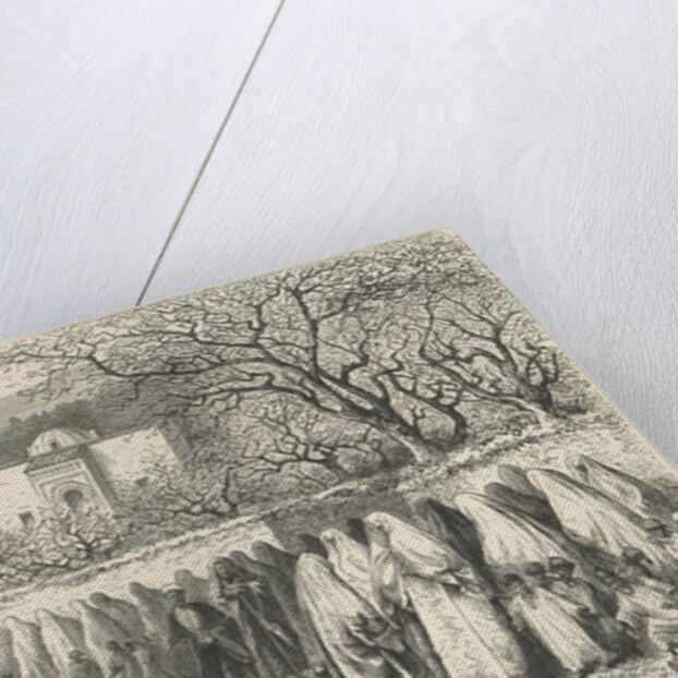 Marabout and Procession: Tlemcen by Edouard Riou