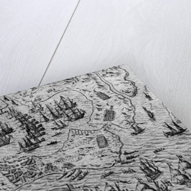 The Capture of Cadiz, 21 June 1596 by English School