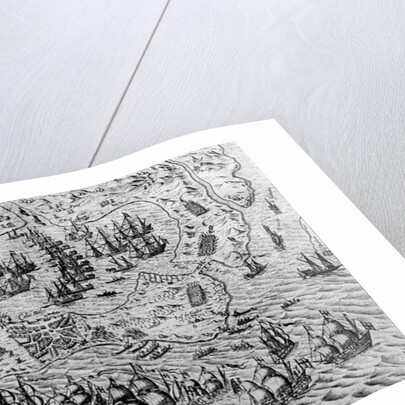 The Capture of Cadiz, 21 June 1596 by English School