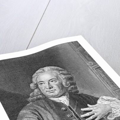 Archibald Bower, engraved by J. Hollonray by School English