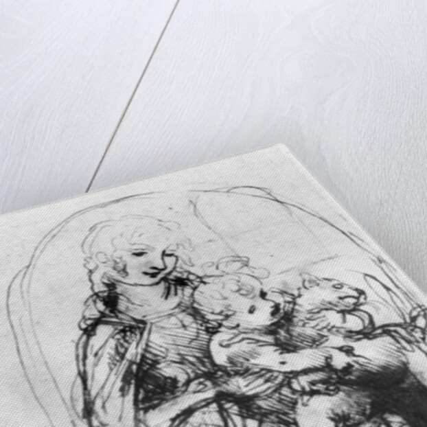 Study for a Madonna with a Cat, c.1478-80 by Leonardo da Vinci