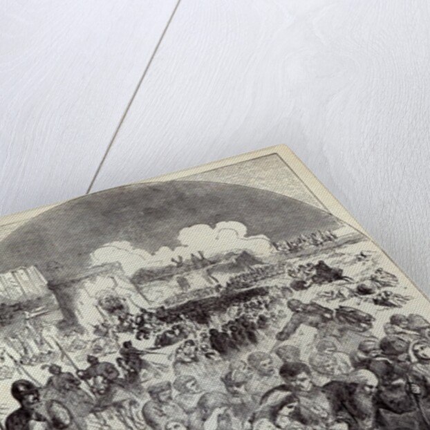 Siege of Calais: Departure of the Citizens by English School