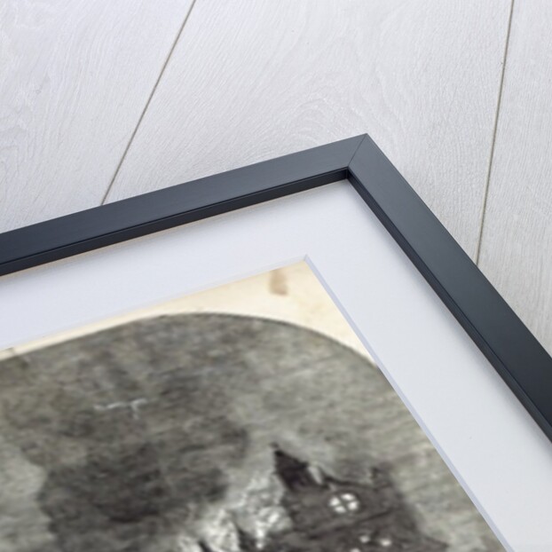 The burning of Old St. Paul's, 1666 by English School