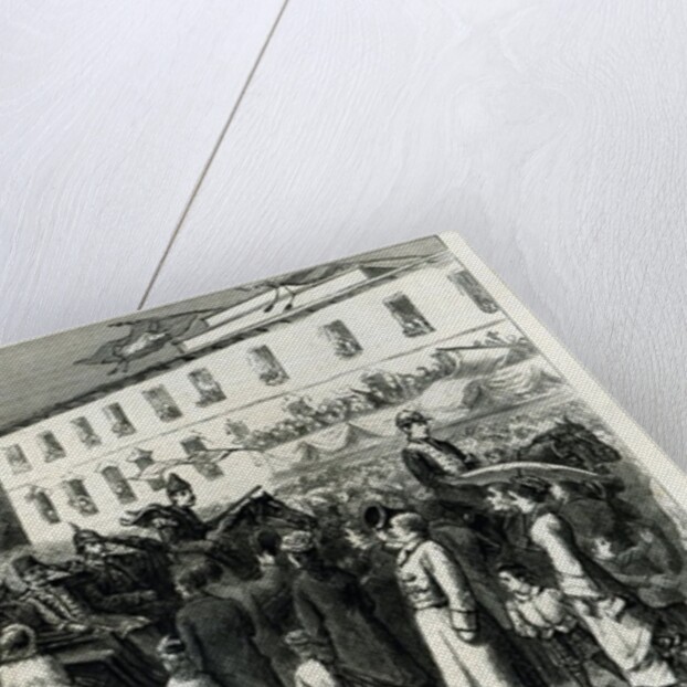 Arrival of the Shah of Persia at St. Petersburg by English School