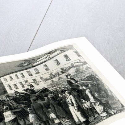 Arrival of the Shah of Persia at St. Petersburg by English School