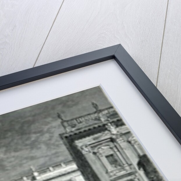 Facade of the Senatorial Palace, Rome by Emile Theodore Therond