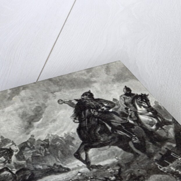 The horses of Gravelotte by English School