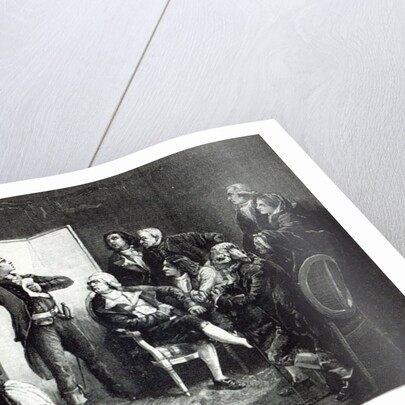 Rouget de L'Isle, Composer of the Marseillaise, singing it for the first time to his friends by Isidore Pils