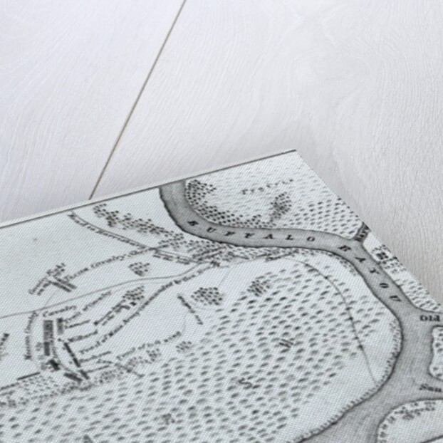 Ground Plan of the Battle of San Jacinto by American School