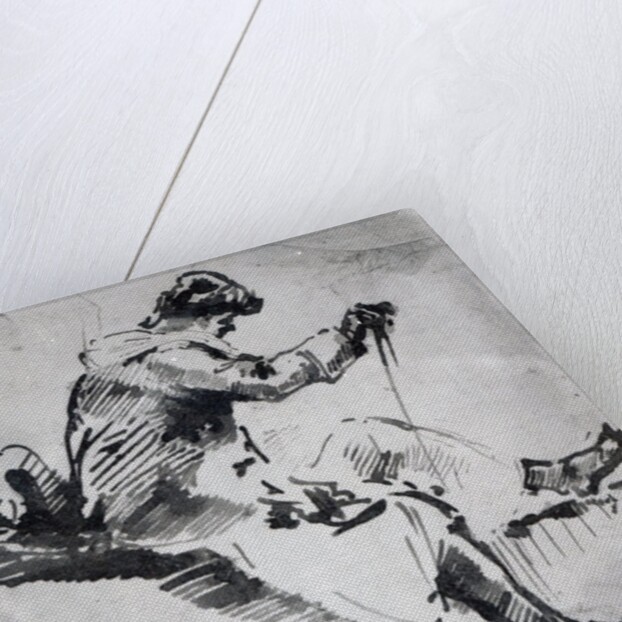 Seated man by Joseph Mallord William Turner