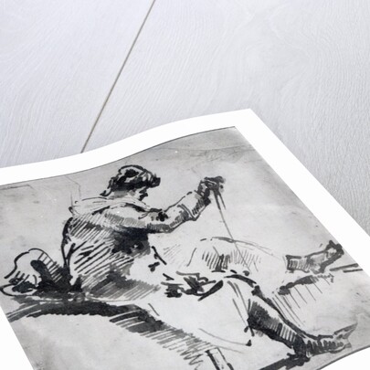 Seated man by Joseph Mallord William Turner