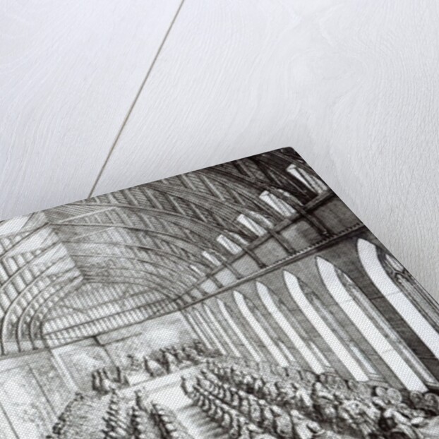 Garter Feast in St. George's Hall, Windsor, in the time of Charles II, 1672 by Wenceslaus Hollar