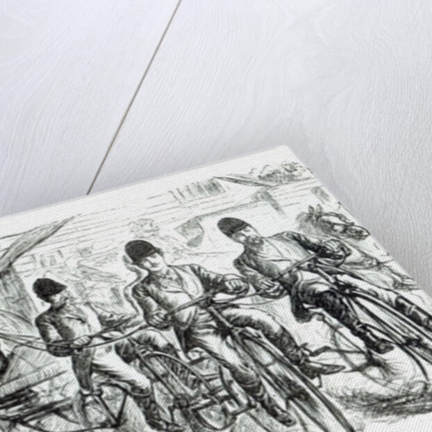 A New way to travel to Brighton, 1864 by English School