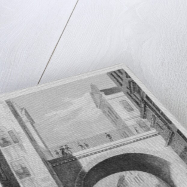 South Bridge from the Cowgate, Edinburgh engraved by William Watkins, 1831 by Thomas Hosmer Shepherd