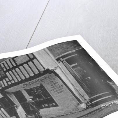 The Poet's Corner, Long Millgate, Manchester, c.1910 by English Photographer