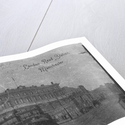 London Road Station, Manchester, c.1910 by English Photographer