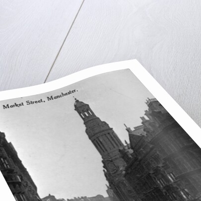 Market Street, Manchester, c.1910 by English Photographer
