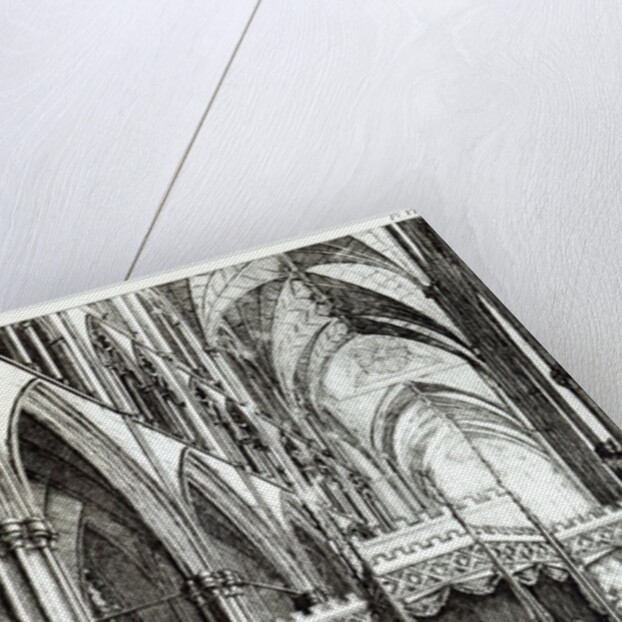 View of the Gallery prepared for the reception of their Majesties the Royal Family, Directors & principal Personages in the Kingdom by Edward Francis Burney