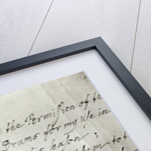 Letter from George Frederick Handel dated February 24th 1750 by George Frederick Handel