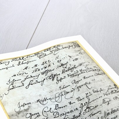 Entry in the Halle University records, showing Handel's name, 1702 by German School