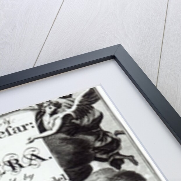 Cover of Sheet Music for Julius Caesar, an Opera by Handel by English School