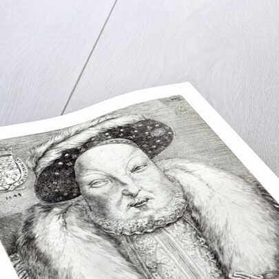 Portrait of Henry VIII, 1548 by Cornelis Massys