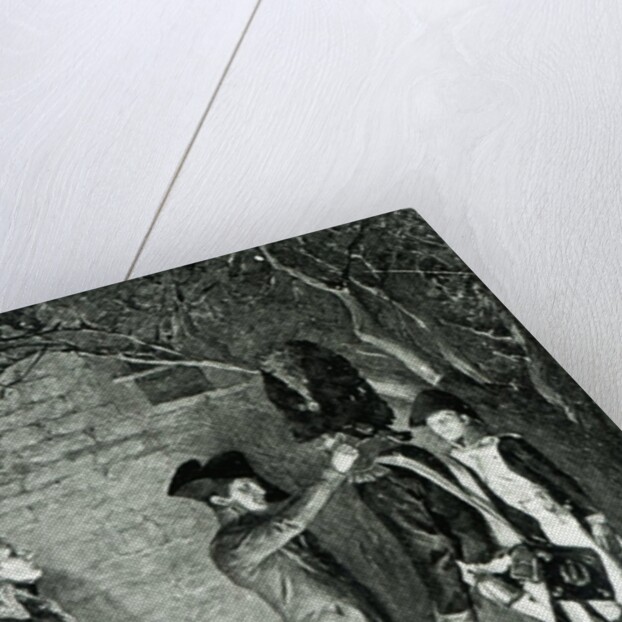 Napoleon and Coignet by Felicien baron de Myrbach-Rheinfeld