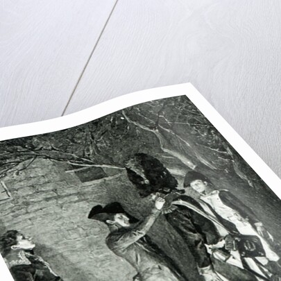 Napoleon and Coignet by Felicien baron de Myrbach-Rheinfeld