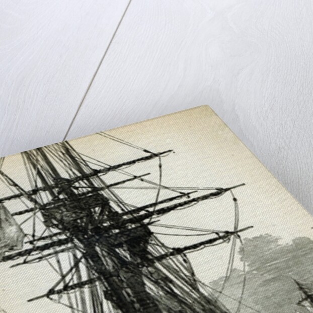 Napoleon surrendering to Captain Maitland in 1808 on board the Bellerophon by English School