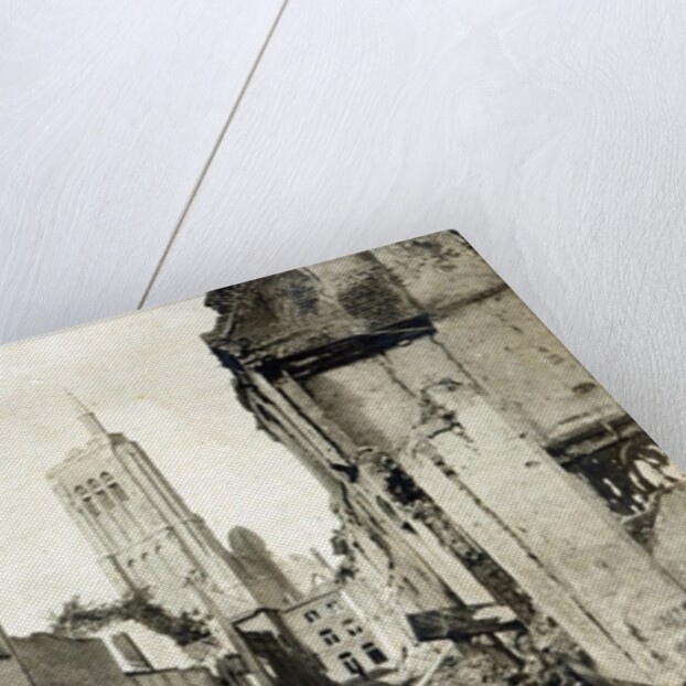 St. Jacob's Church, Ypres, June 1915 by English Photographer