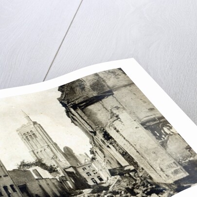 St. Jacob's Church, Ypres, June 1915 by English Photographer