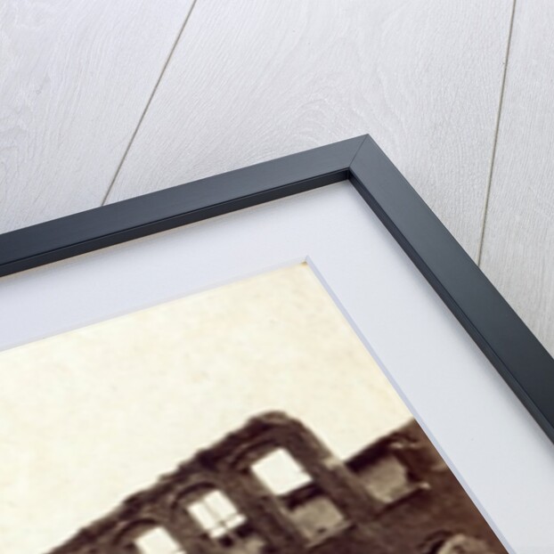 Ruins near the Powder Magazine, Ypres, June 1915 by English Photographer