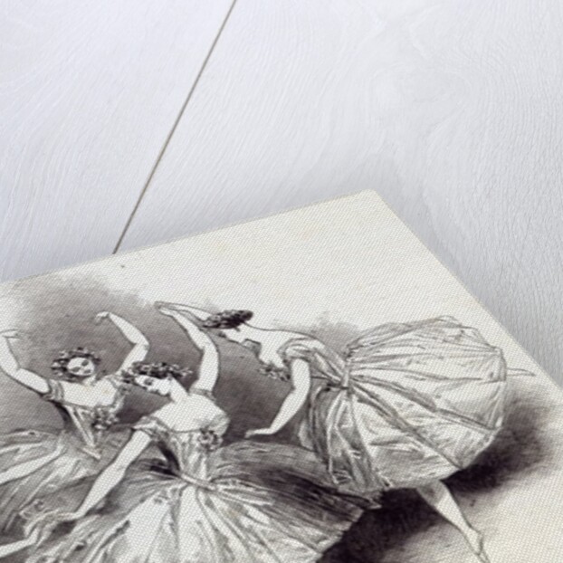 New Pas de Quatre, by Mdlles. Taglioni, C. Grisi, L. Grahn, and Cerito, at her Majesty's Theatre by English School