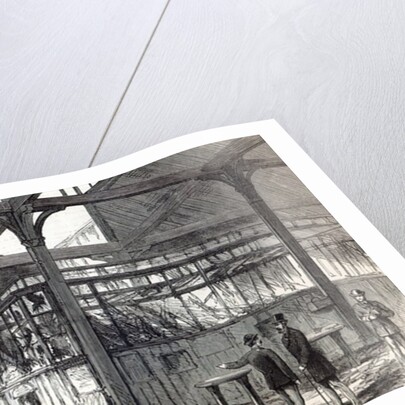 Scene of the explosion at Victoria Station on Tuesday morning last by English School