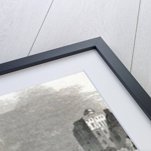 Edinburgh: Royal Institution and Scott Monument by English School